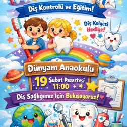 🦷✨ Diş Sağlığı Etkinliği Dünyam Anaokulu’nda!