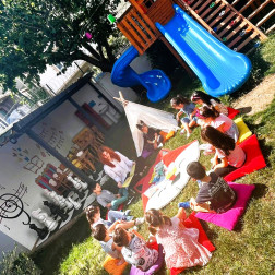 Güneş, Kitap ve Neşe: Bahçede Okuma Saati ☀️✨