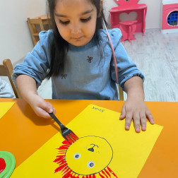 🦁 Küçük Ressamımızdan Kükreyen Bir Sanat Eseri!