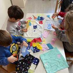 Kumaş Çalışması ile El Becerilerimizi Geliştiriyoruz