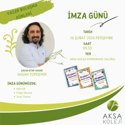 📚✍️ YAZAR BULUŞMA GÜNLERİ - İMZA GÜNÜ