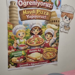 Minik Şefler İtalya Mutfağında: Pizza Günümüz!