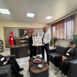 İlçe Milli Eğitim Müdürümüz Sayın Murat Çelik’i ziyaret ettik.