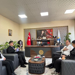 İlçe Milli Eğitim Müdürümüz Sayın Murat Çelik’i ziyaret ettik.