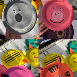 Minik Ellerin Renkli Dünyası: Tabak Hayvanlar Sergisi!