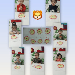 Küçük Ressamlar İş Başında: Çatal Baskı ile Aslan Yapımı!