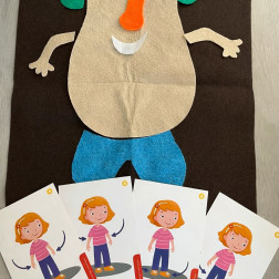 Eğlenerek Öğreniyoruz: Keçe Materyallerle Vücudumuzu Tanıyoruz!