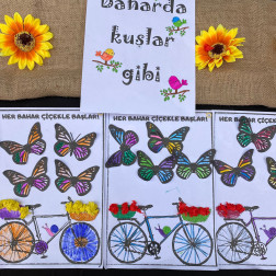 Küçük Ellerden Bahar Müjdesi: Okulumuzda Renklerin Dansı Başladı!