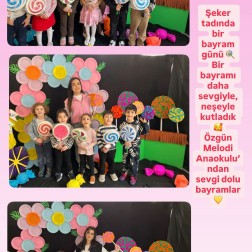 Özgün Melodi Anaokulu’nda Bayram Sevinci: Şeker Tadında Kutlama!