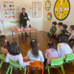 MOR LAHANA SUYU DENEYİ