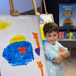 Minik Ressamlarımızın Kalbinde Kudüs ve Mescid-i Aksa