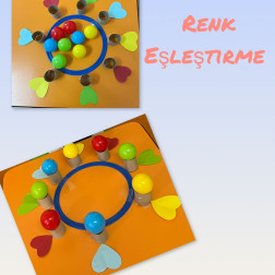 Okul Öncesi Eğlenceli Renk Eşleştirme Oyunu: Minik Eller İş Başında!