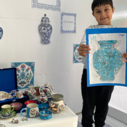 Çini Sanatı Atölyemiz 🖌️💙