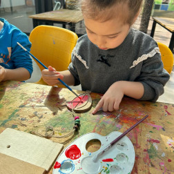 Atölyede Renklerin Dansı