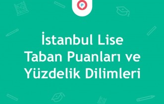 İstanbul Lise Taban Puanları ve Yüzdelik Dilimleri 2024