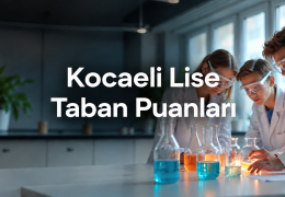 Kocaeli Lise Taban Puanları ve Yüzdelik Dilimleri 2026