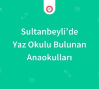 Sultanbeyli'de Yaz Okulu Bulunan Anaokulları