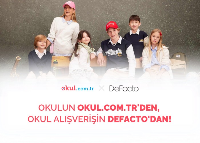 Okul.com.tr - Defacto İşbirliği