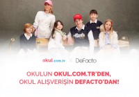 Okulun Okul.com.tr'den, okul alışverişin DeFacto'dan!