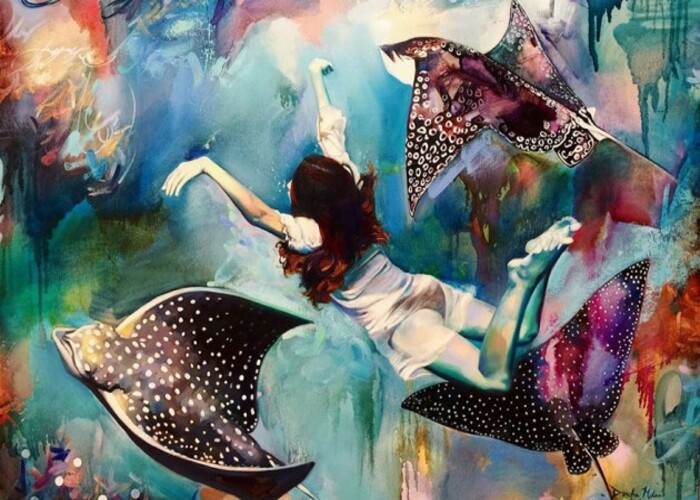 Okyanustaki Kadın Resmi