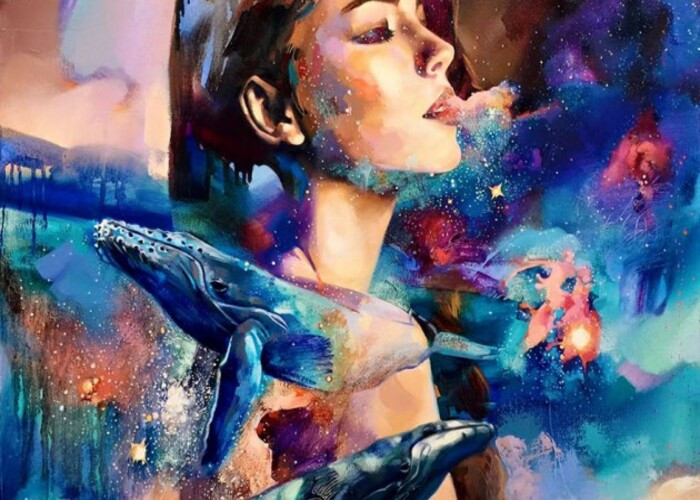 Balık ve Kadın Resmi