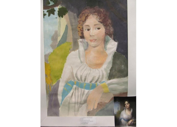 Vladimir Borovikovskiy - M. I. Lopukhina Portresi