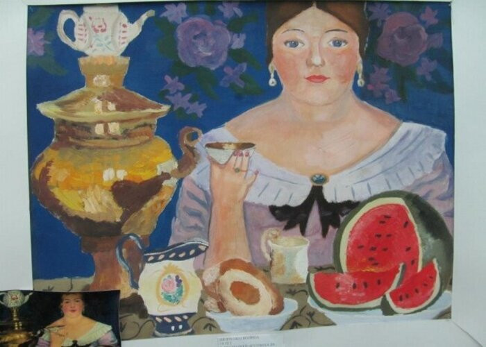 Boris Kustodiev - Tüccarın Karısı