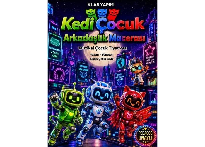 Kedi Çocuk Arkadaşlık Macerası Çocuk Tiyatrosu