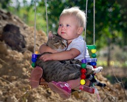 Kedilerle Çocukların İyi Arkadaş Olduğunu Kanıtlayan 15 Fotoğraf