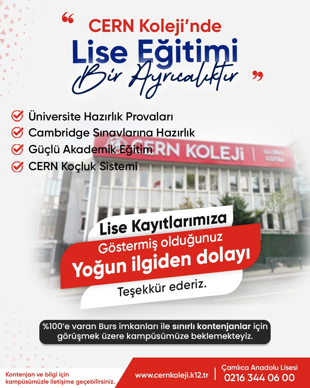 Özel Çamlıca Cern Koleji Anadolu Lisesi - 15