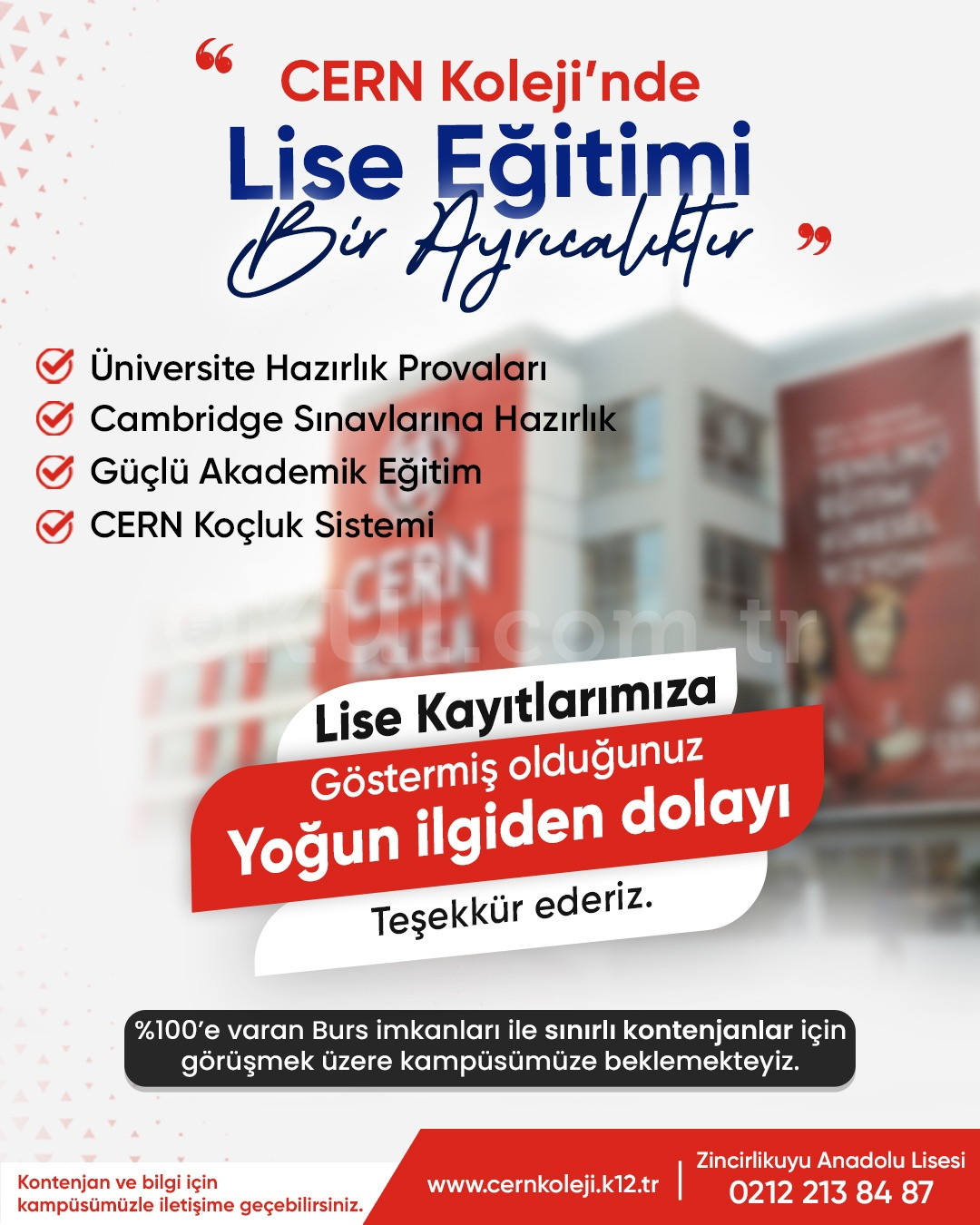 Özel Beylikdüzü Cern Koleji Anadolu Lisesi - 11