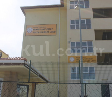 Mehmet Akif Ersoy Sosyal Bilimler Lisesi